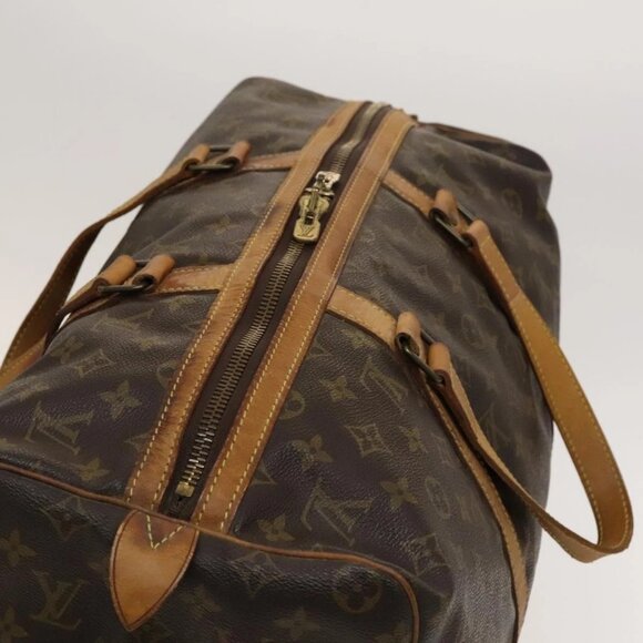 LOUIS VUITTON Monogram Sac Souple 45 Boston Bag LV Auth - Picture 7 of 16